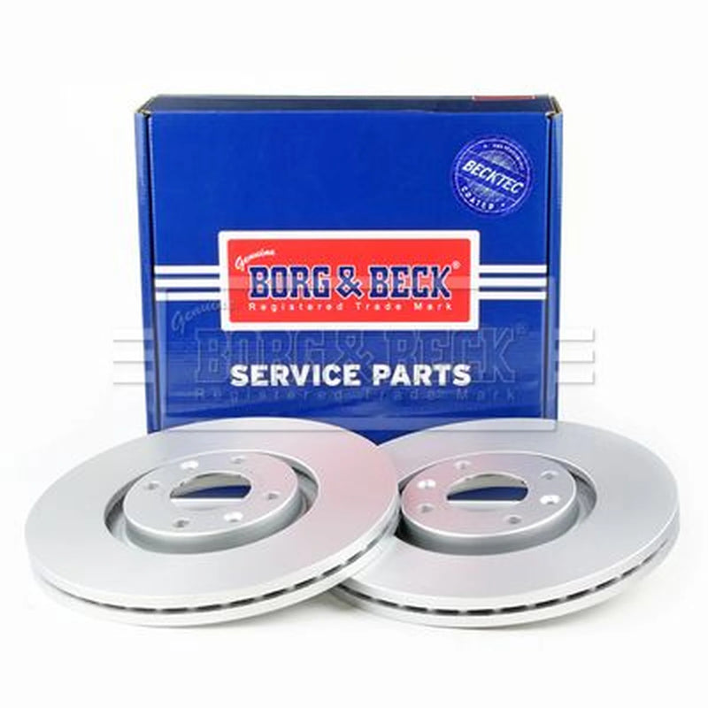 Borg & Beck Front & Rear Brake Discs & Pads fits Peugeot 5008 2009-2017 1.6 2.0