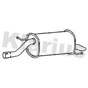 Klarius Box With Tail Pipe Rear fits Fiat 500L 2012 on 1.4