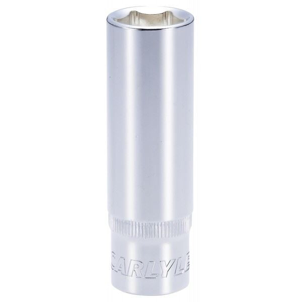 Carlyle Hand Tools Socket - Deep - Metric Standard - 1/2In. Dr - 17 mm 17mm Carlyle Hand Tools - Dynamic Drive