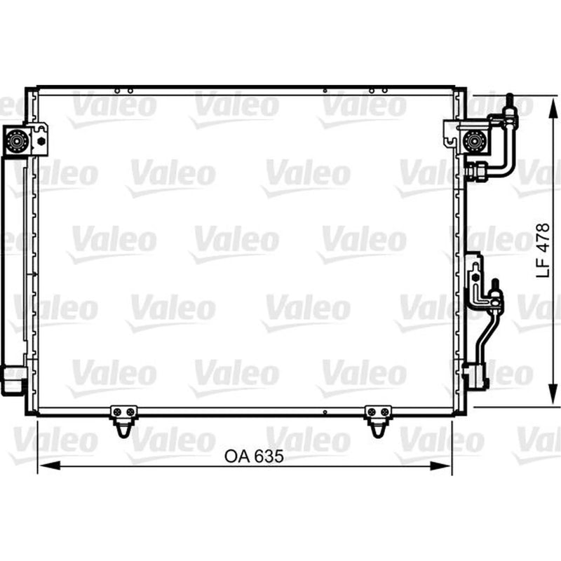 Valeo Air Conditioning Condenser 817790