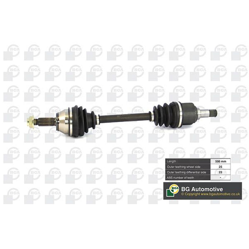 BGA CV Drive Shaft Driveshaft Front Left fits Ford Mpv 1996-2003 1.4 1.8
