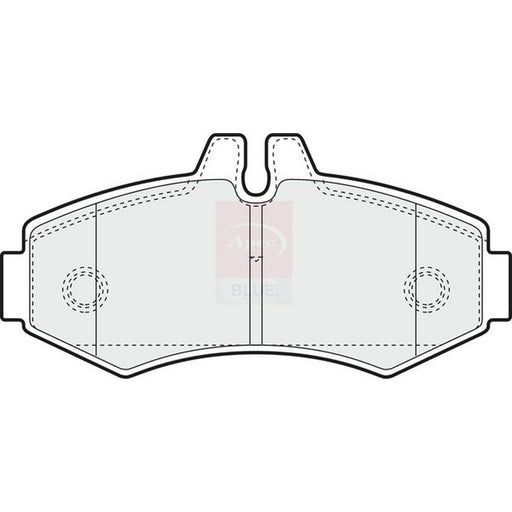 Apec Front Brake Pad Set fits Mercedes-Benz V-Class 1996-2003