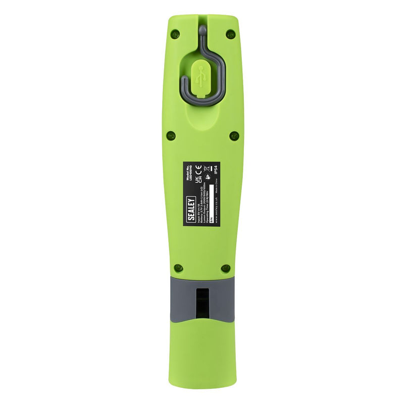 Sealey LED Twist Rechargeable Inspection Light 8W COB & 1W SMD LED1001G Sealey - Dynamic Drive
