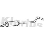 Klarius Box With Centre Pipe Centre fits Opel Corsa B 1993-2002
