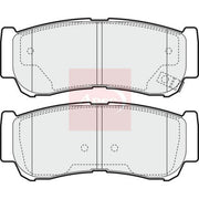 Apec Rear Brake Pad Set fits Hyundai H-1 / Starex Bus 2001-2004 2.4 2.5