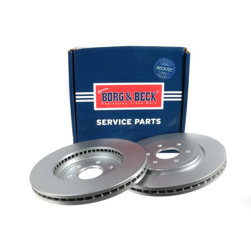 Borg & Beck Front & Rear Brake Discs & Pads fits Nissan Pathfinder III 2005-2010
