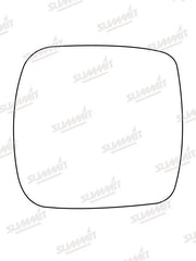 Summit Heated Base Plate With Standard Mirror Glass fits Renault Kangoo 08 on LHS RHS Summit - Bars 4 Cars