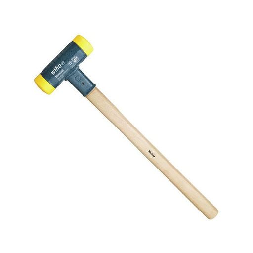 Wiha Soft-Face Dead-Blow Hammer Hickory Handle 1710g Wiha - Dynamic Drive