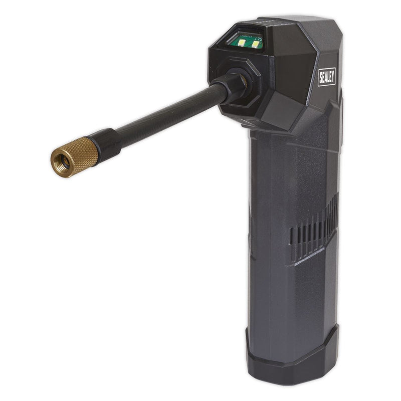 Sealey Compact Rechargeable Tyre Inflator & Power Bank with Worklight CTI120 Sealey - Dynamic Drive