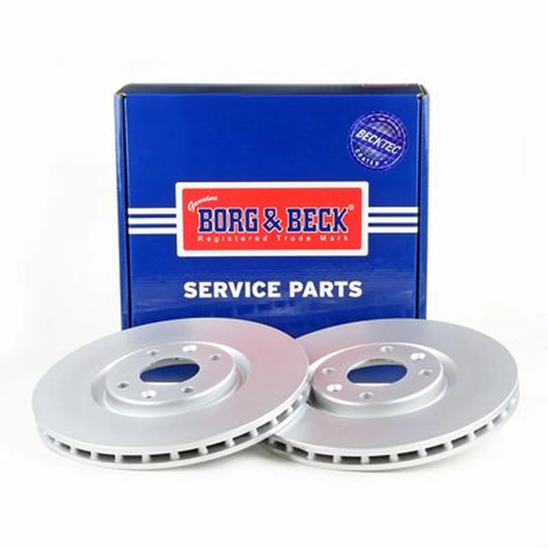 Borg & Beck Front & Rear Brake Discs & Pads fits Peugeot 208 I 2012-2019 1.6