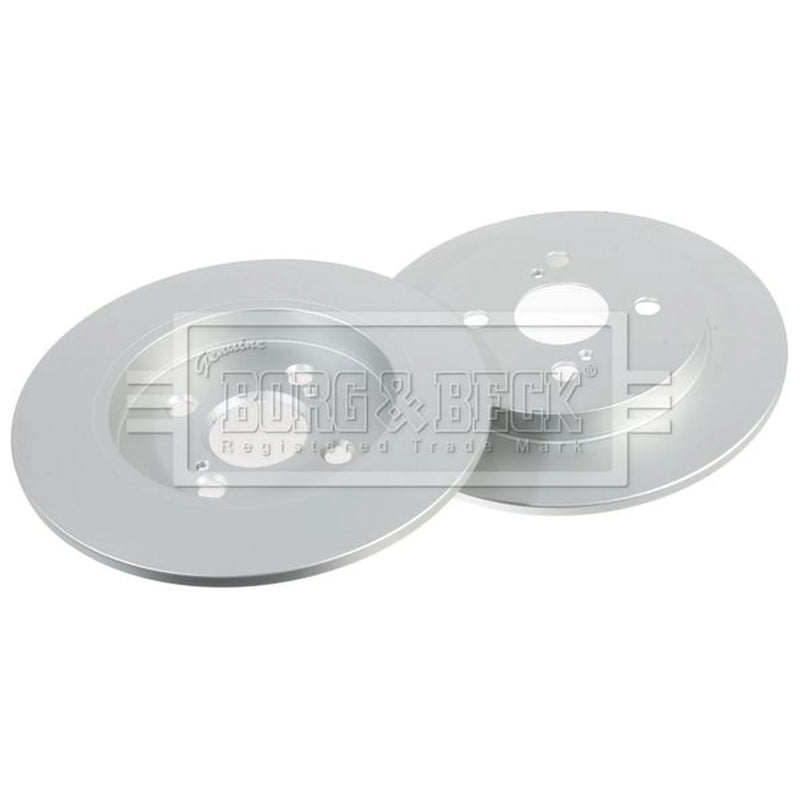Borg & Beck Front & Rear Brake Discs & Pads fits Toyota Yaris/Vitz 2005-2011 1.0