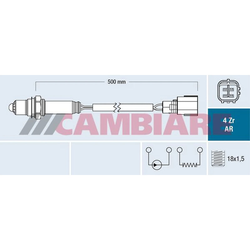 Cambiare O2 Lambda Oxygen Sensor before catalytic converter fits Lexus Es