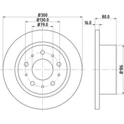Mintex Lcv Van Kits solid 300mm MVK0040