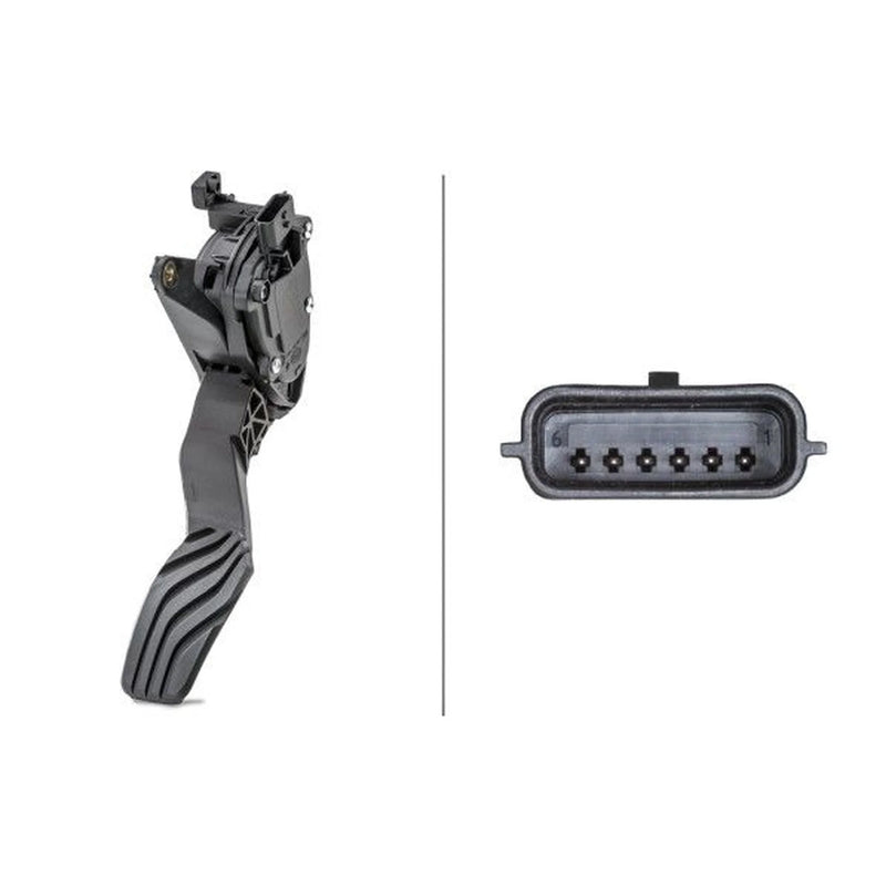 Hella Accelerator Pedal Position Sensor fits Nissan Micra V 2016 on 0.9 1.0 1.5