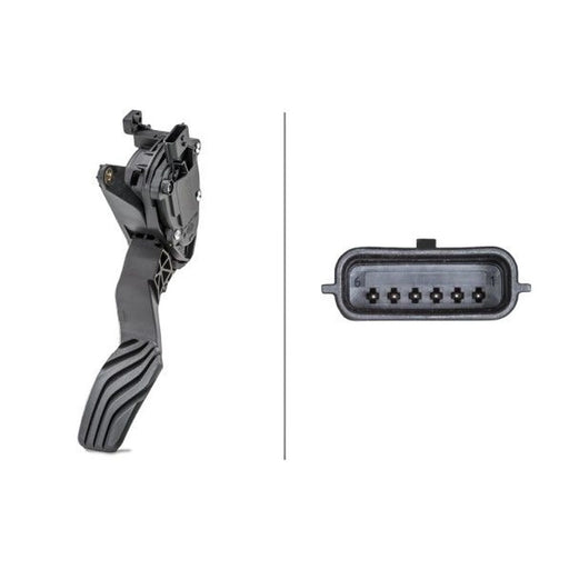 Hella Accelerator Pedal Position Sensor fits Nissan Micra V 2016 on 0.9 1.0 1.5