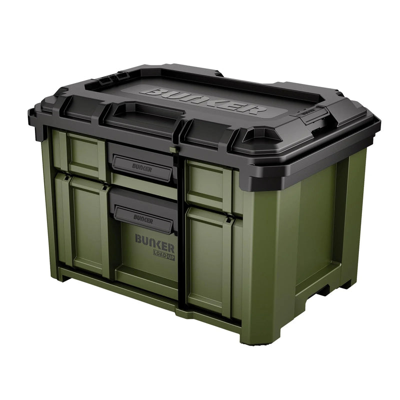 BUNKER Load-Up Stacking 2 Drawer Tool Box, 570mm - B600-2DTB - image 1