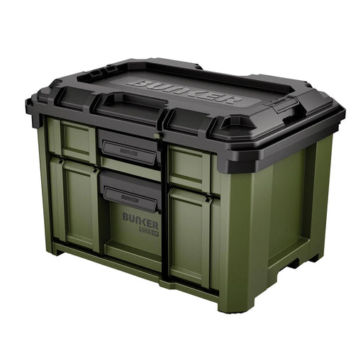 BUNKER Load-Up Stacking 2 Drawer Tool Box, 570mm - B600-2DTB - image 1