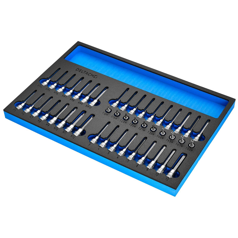 Bunker Resi-Torx, Hexagon, Multi-Tooth/Spline, Ribe Socket Set, 3/8" Sq. Dr. in - image 1