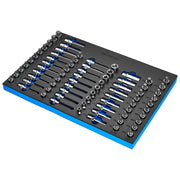 Bunker Torx, Hexagon, E-Torx, Multi-Tooth/Spline, Ribe Socket Set, 1/2" Sq. Dr. - image 1