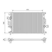 Valeo Engine Radiator 701295