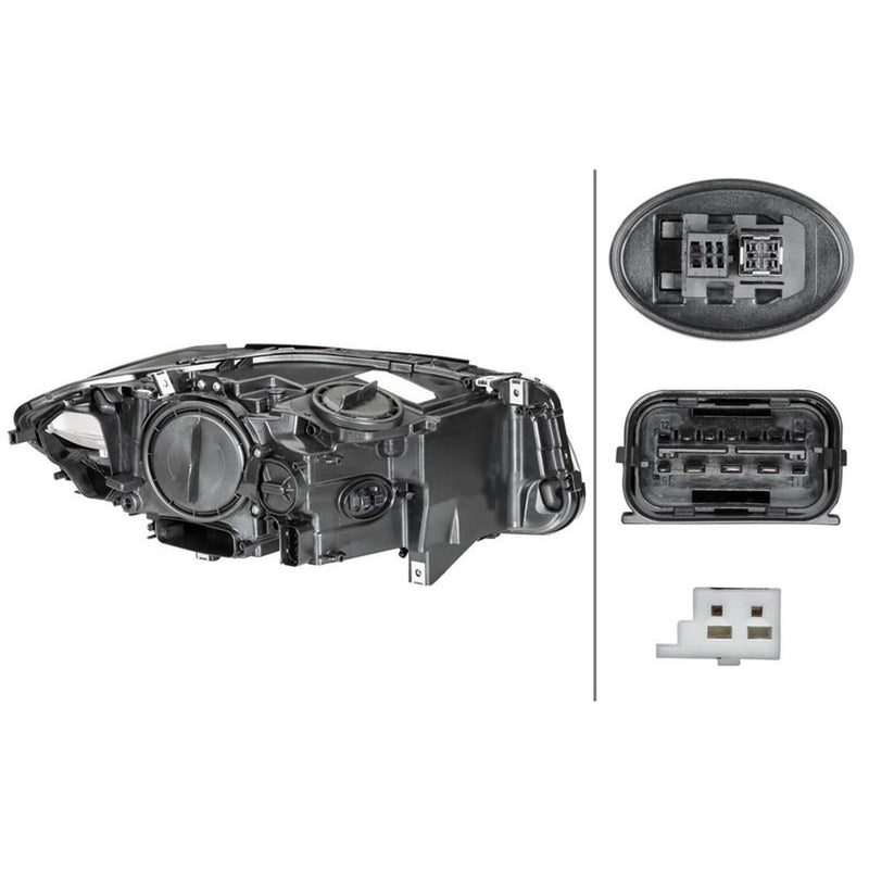 Hella Headlight Headlamp D1S/H7 Left fits BMW 5 2009-2017