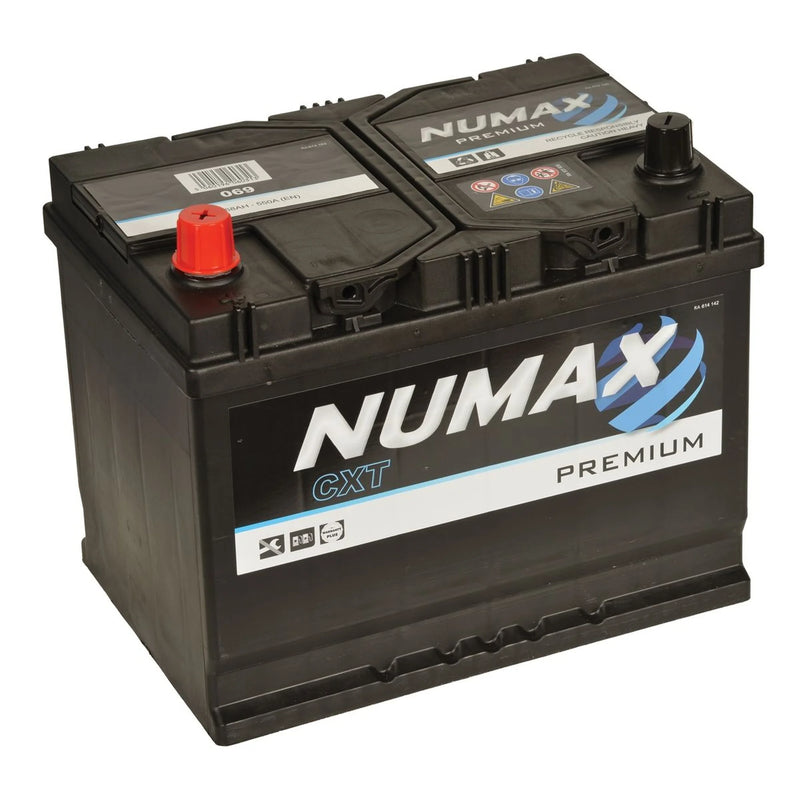 Numax Car Battery 12V 68Ah 550A Starter