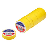 Non-Branded Yellow PVC Electrical Insulation Tape, 19mm x 20m (Pack of 10) - image 1