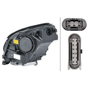 Hella Headlight Headlamp D2S/H7 Right fits Mercedes-Benz R-Class 2005-2014