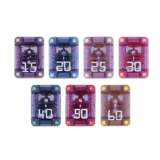 Connect Assorted Slotted M-Case Fuses 7pc - CPL