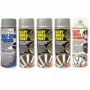 E-Tech 3x Metallic Silver 1x Lacquer 1x Etch Primer Car Alloy Wheel Spray Paint E-Tech - Dynamic Drive