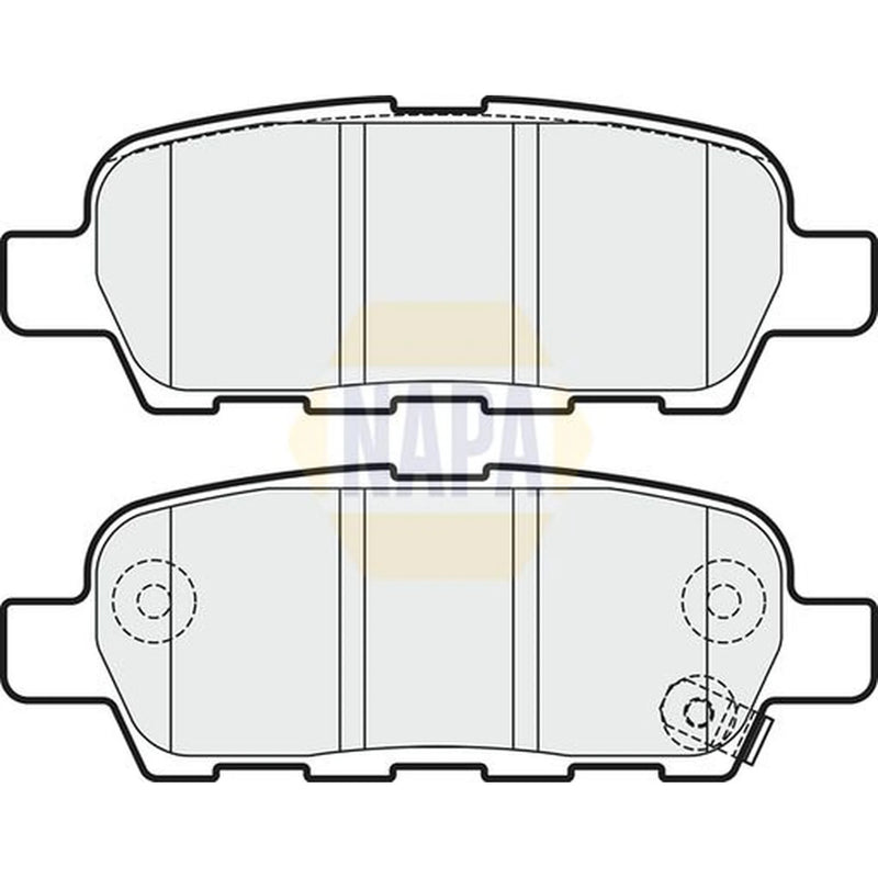 NAPA Rear Brake Pad Set fits Nissan Altima 2006-2013 3.5