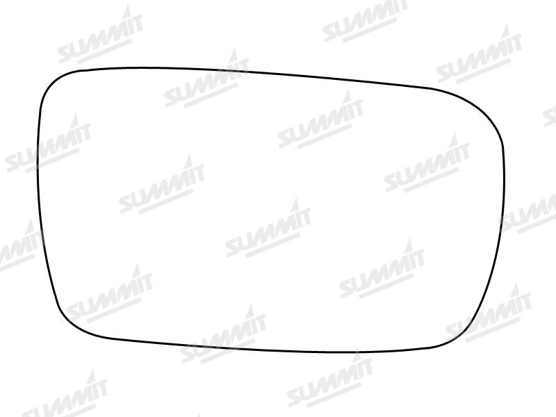 Summit Heated Base Plate With Standard Mirror Glass fits Toyota Yaris 99 to 03 LHS Summit - Bars 4 Cars