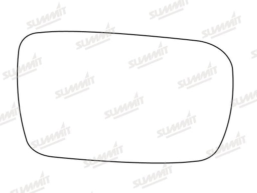 Summit Heated Base Plate With Standard Mirror Glass fits Toyota Yaris 99 to 03 LHS Summit - Bars 4 Cars