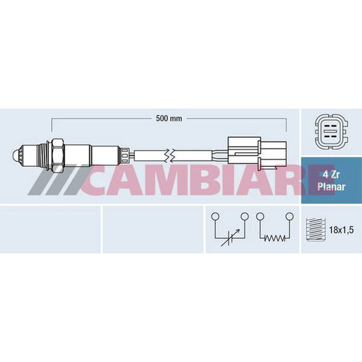 Cambiare O2 Lambda Oxygen Sensor before catalytic converter VE381863