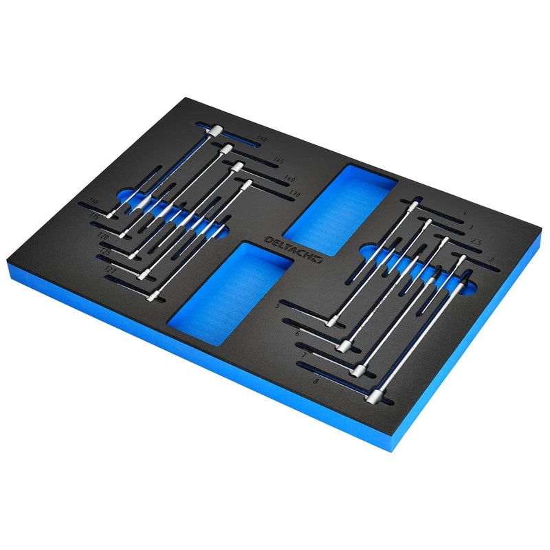 Bunker Torx and Hex T-Key Set in EVA Foam Inlay (17 Piece) - DELTACH-561008 - image 1