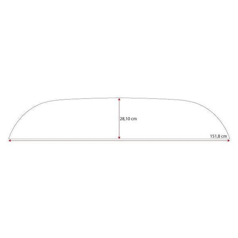 Isabella Wheel arch cover. Double Bailey Alutech 2015/2016 - 481004109
