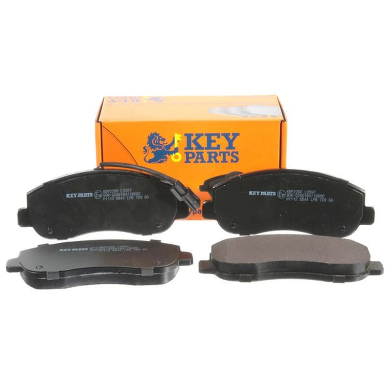 Key Parts 4 x Front Brake Pad Set fits Nissan Interstar 2021-2024