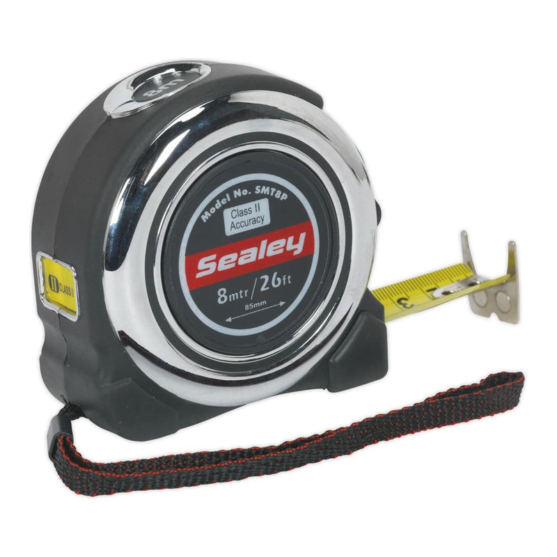 Sealey Professional Tape Measure 8m(26ft) SMT8P Sealey - Dynamic Drive