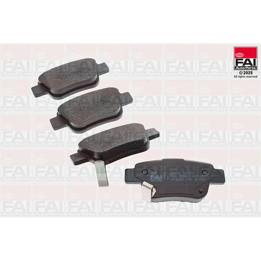 FAI Rear Brake Solid Discs & Pads fits Toyota Avensis 2003-2008 1.6 1.8 2.0 2.4