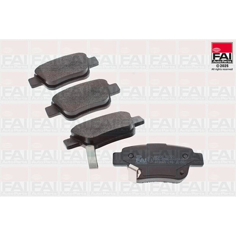 FAI Front & Rear Brake Discs & Pads fits Toyota Corolla Verso 2004-2009