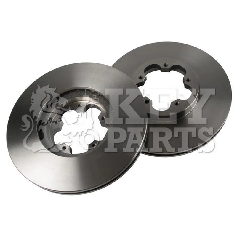 Key Parts Front & Rear Brake Discs & Pads fits Ford Transit V363 Bus 2013 on 2.2