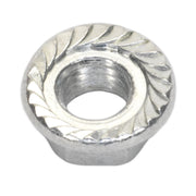 Sealey Flange Nut Serrated M5 Zinc Pack of 100 FN5 Sealey - Dynamic Drive