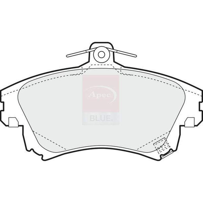 Apec Front Brake Pad Set fits Mitsubishi Carisma 1995-2006 1.3 1.6 1.8 1.9