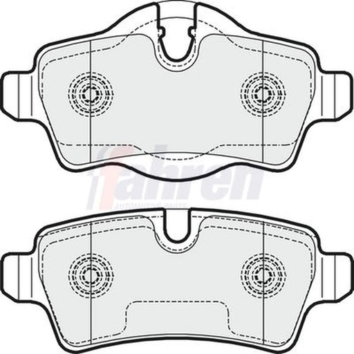 Fahren Rear Brake Pad Set FBP3240