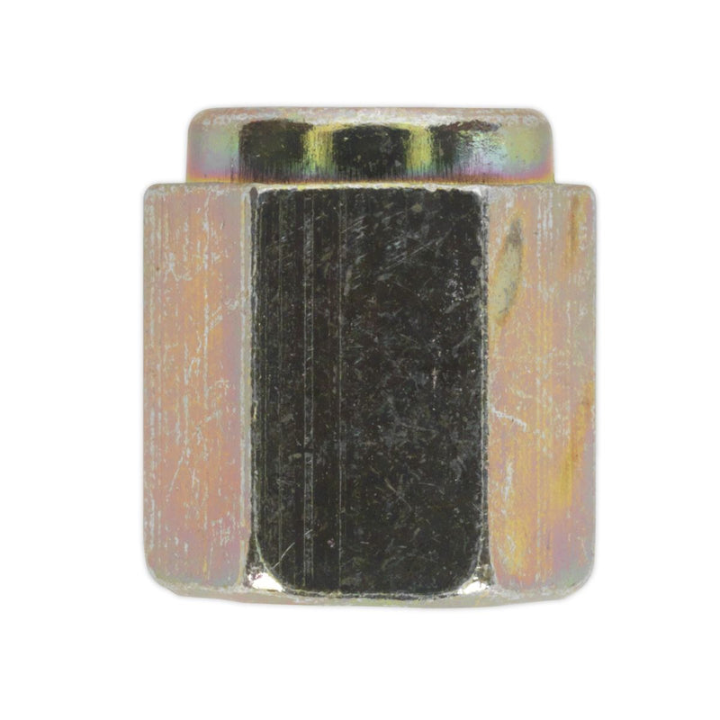 Sealey Brake Pipe Nut M10 x 1mm Short Female Pack of 25 BN10100 Sealey - Dynamic Drive