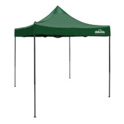 Dellonda 2x2m Pop-Up Gazebo Heavy Duty with Carry Bag - Dark Green Dellonda - Dynamic Drive