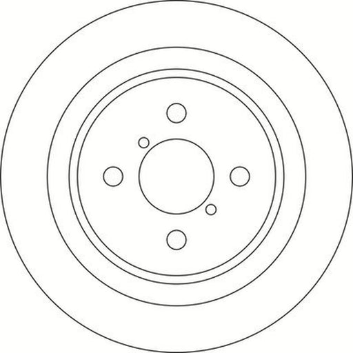 Abtex 2 x Rear Brake Discs BD1438S-x2