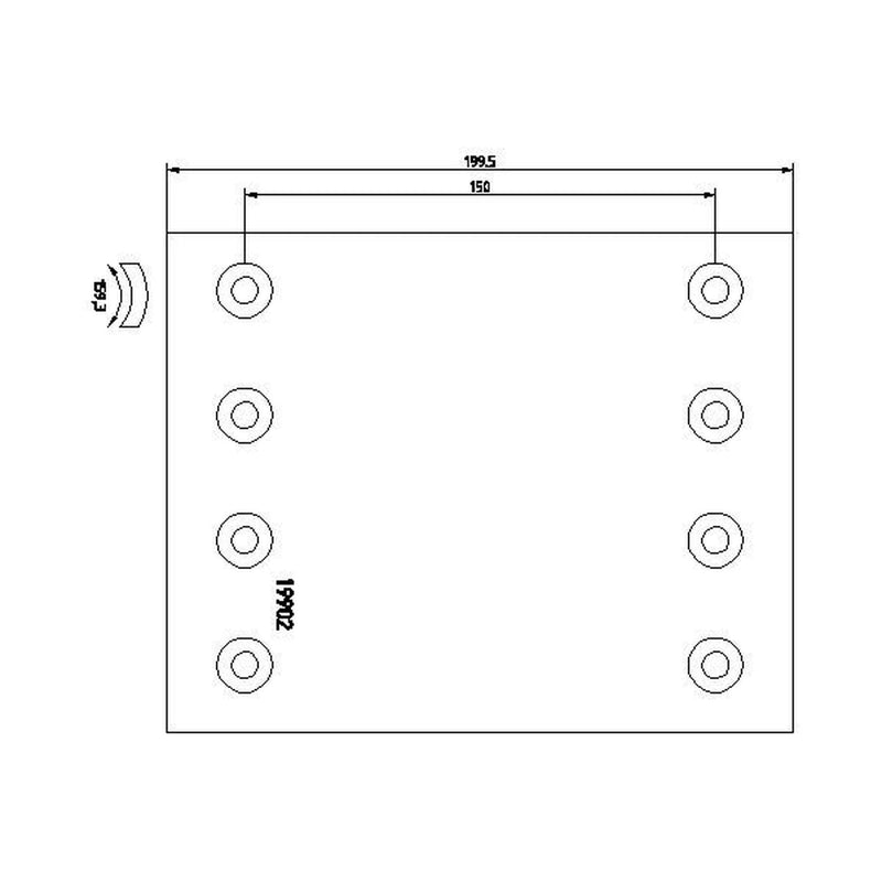 Textar Textar Cv Brake Lining Set 1990212 0309219300 1990212