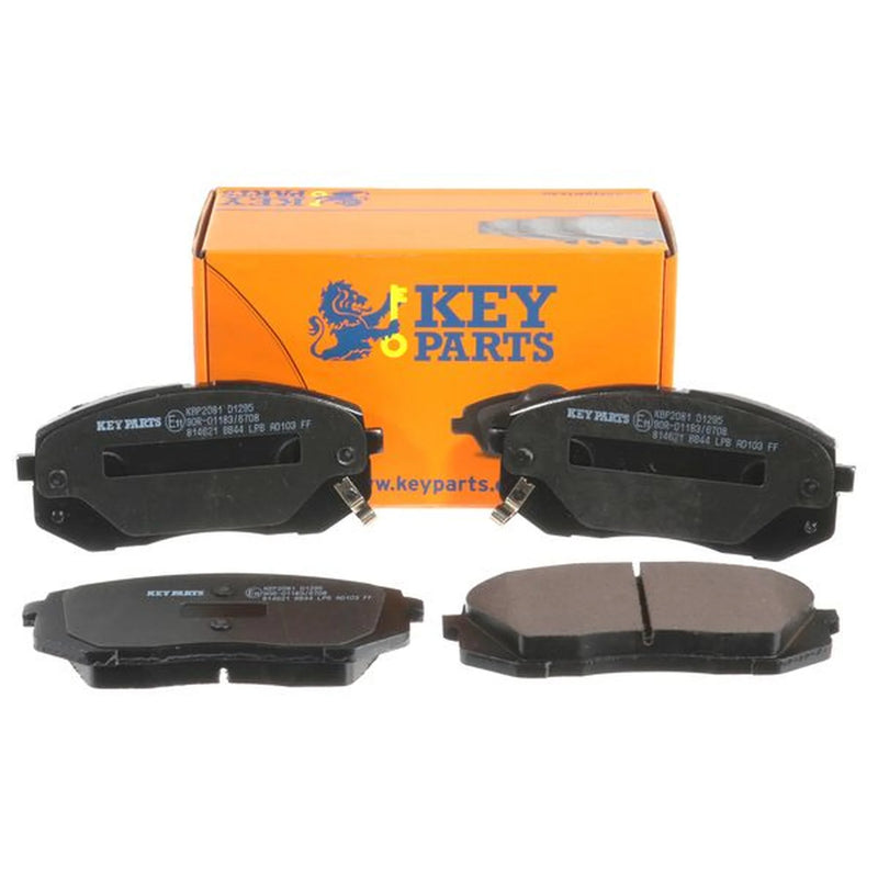 Key Parts 4 x Front Brake Pad Set fits Hyundai IX35 2013-2015 2.0