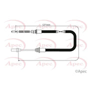 Apec Handbrake Cable Right Rear CAB1543